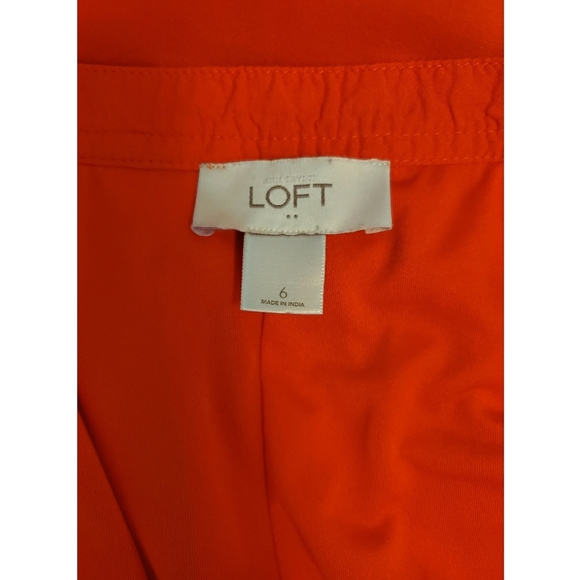 Ann Taylor LOFT Orange Maxi Skirt - Picture 6 of 10